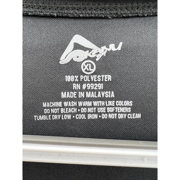 Mens Okanu Surf Gray Short Sleeve Shirt Size XL - Picture 4 of 8